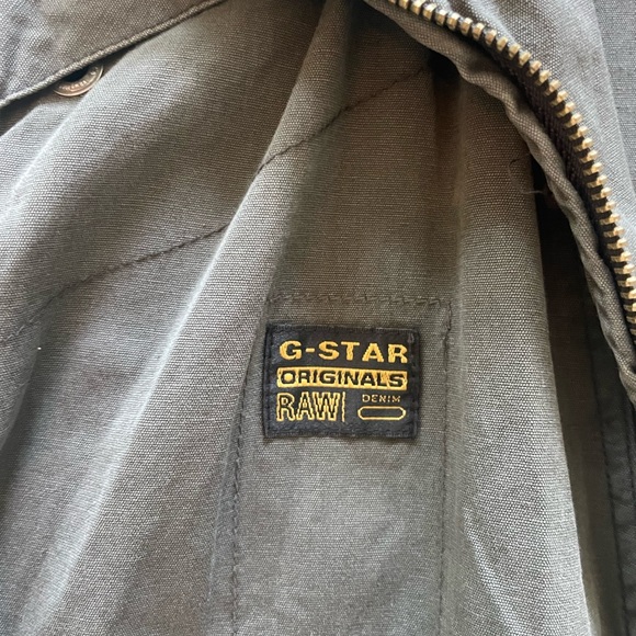 G-Star Raw 100% Cotton Shell Jacket (Grey) Size XL - Picture 7 of 7